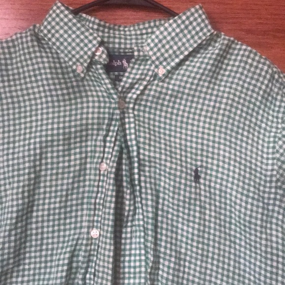 Polo Ralph Lauren Short Sleeved Button Down Large - Picture 2 of 5